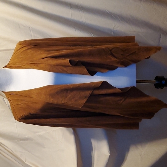 V Cristina Jackets & Blazers - V Cristina Boho Waterfall Jacket Sz LG